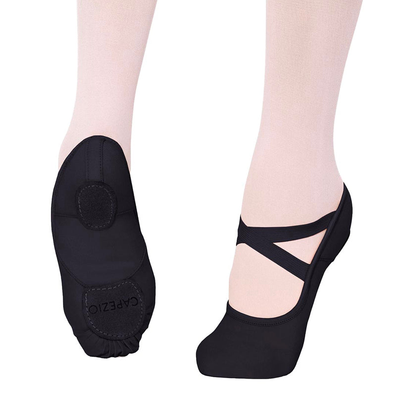 Black canvas hotsell ballet flats