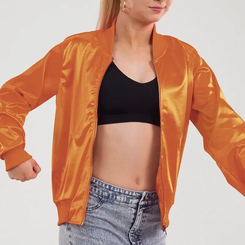 Satin Bomber Jacket (Unisex)