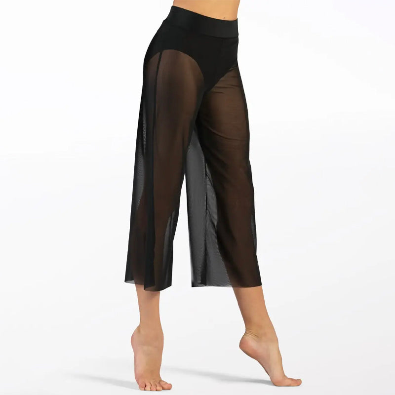 Mesh Culotte Pants