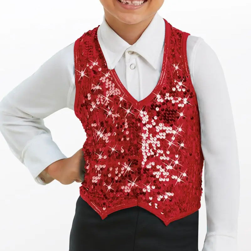 Boys Ultra Sparkle Vest and Shirt Set