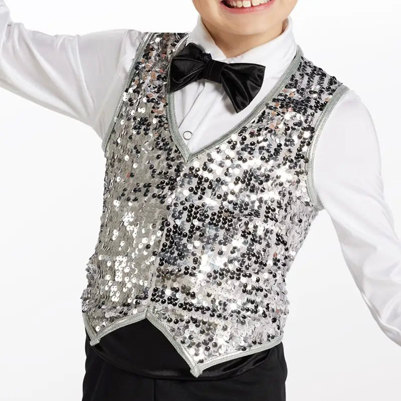 Boys Ultra Sparkle Vest and Shirt Set