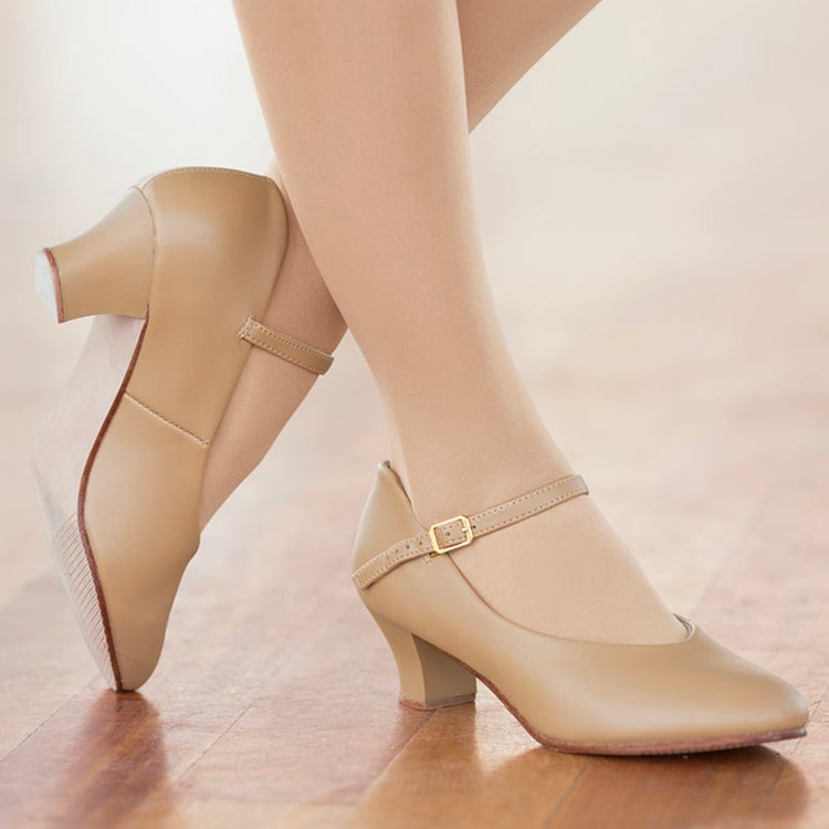 Tan character shoes on sale 2.5 inch heel